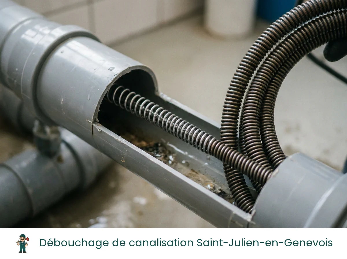 Débouchage de canalisation à Saint-Julien-en-Genevois