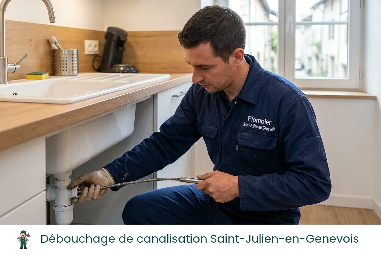 Débouchage de canalisation à Saint-Julien-en-Genevois