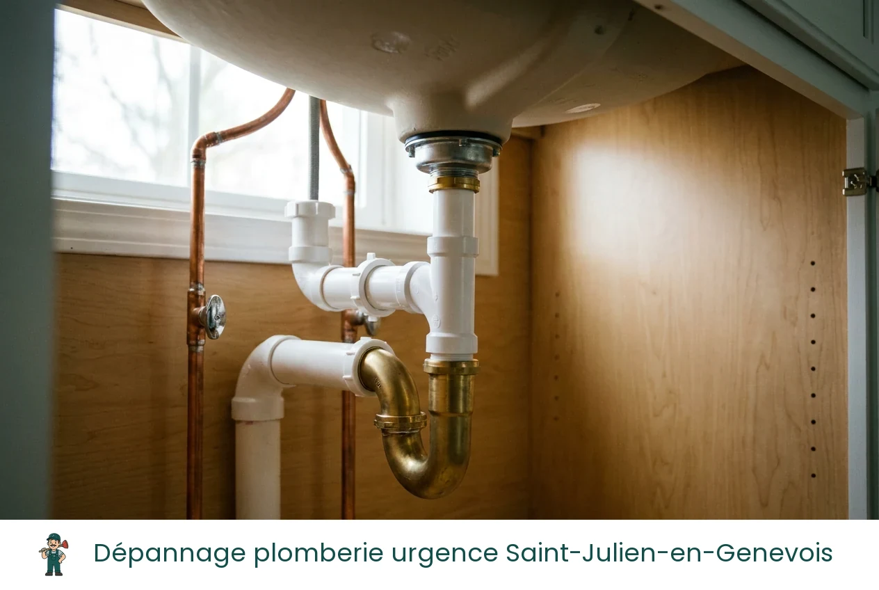 Dépannage plomberie urgence à Saint-Julien-en-Genevois