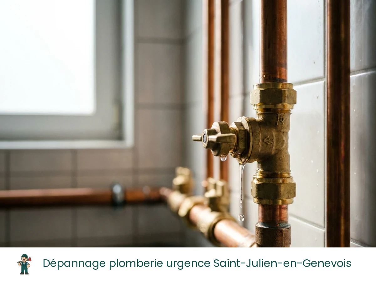 Dépannage plomberie urgence à Saint-Julien-en-Genevois