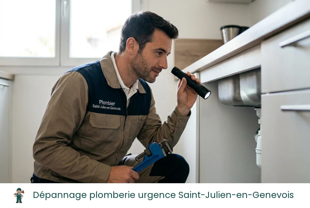 Dépannage plomberie urgence à Saint-Julien-en-Genevois