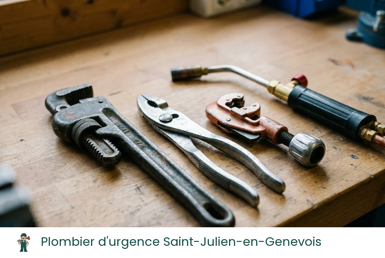 Plombier d'urgence à Saint-Julien-en-Genevois