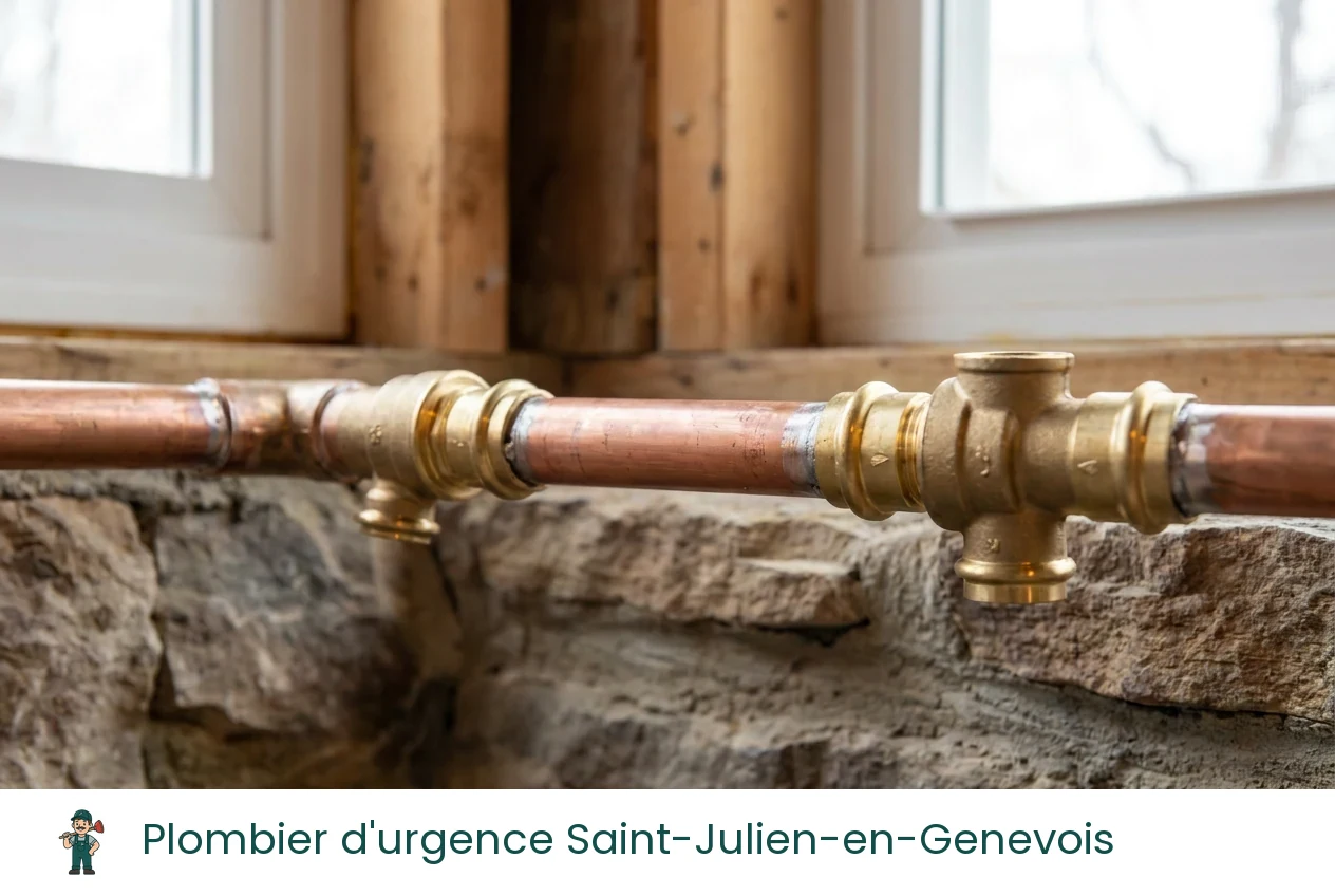 Plombier d'urgence à Saint-Julien-en-Genevois