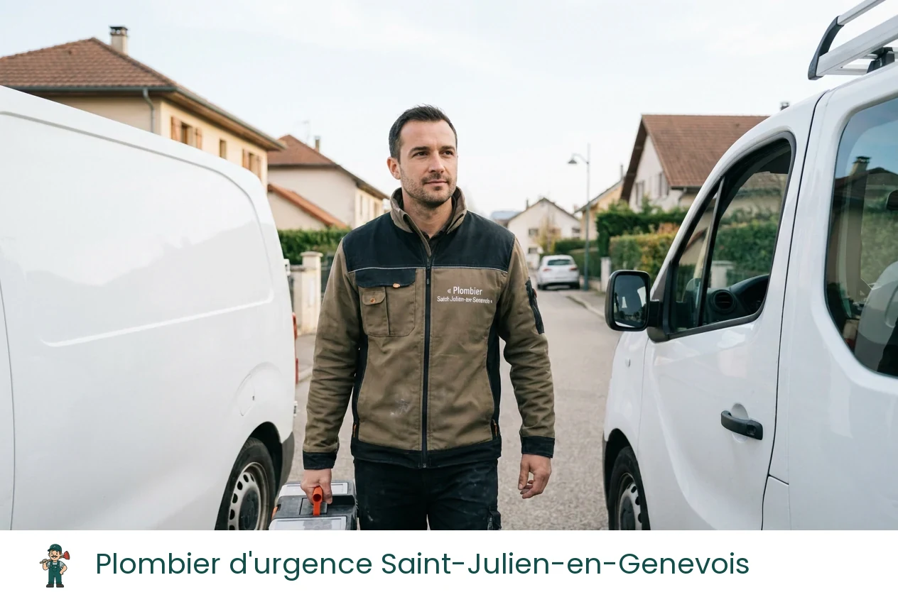 Plombier d'urgence à Saint-Julien-en-Genevois