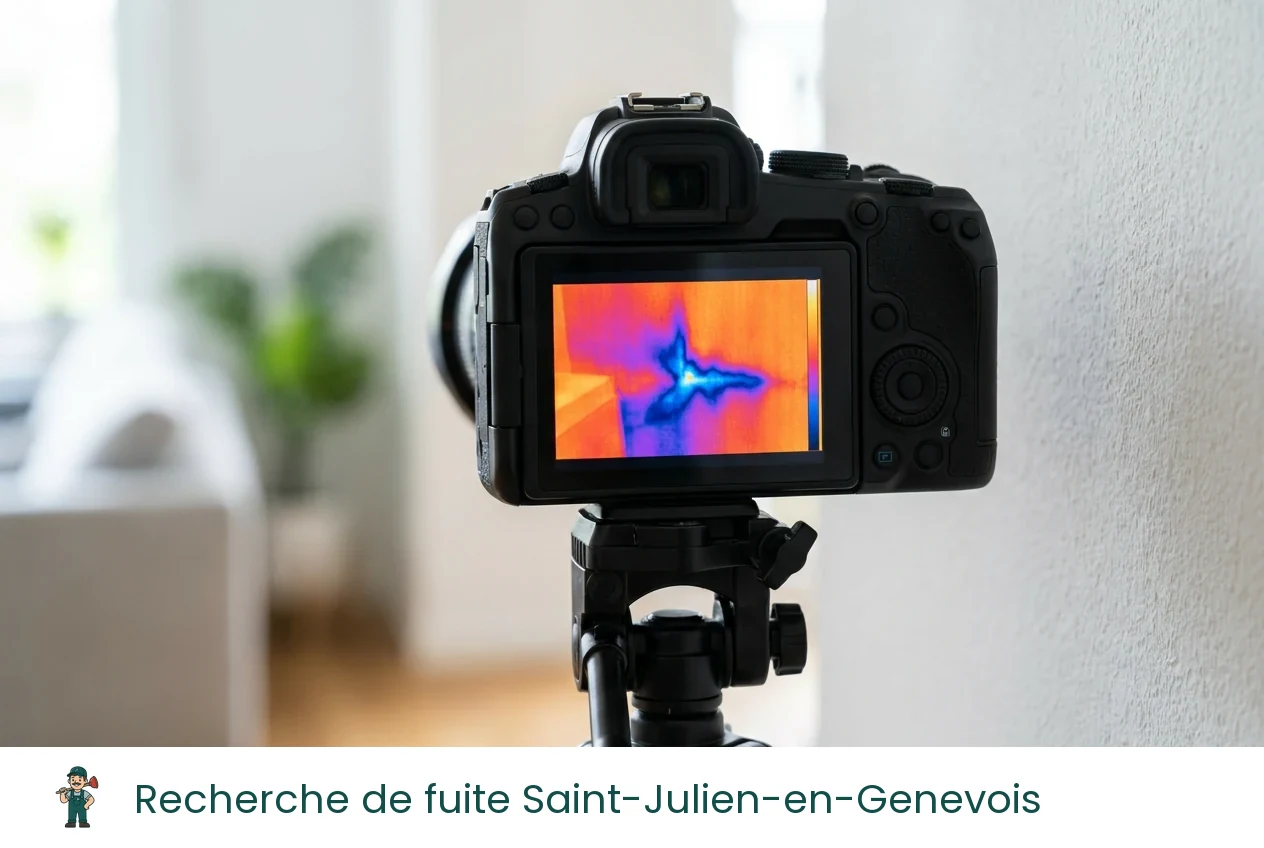Recherche de fuite à Saint-Julien-en-Genevois