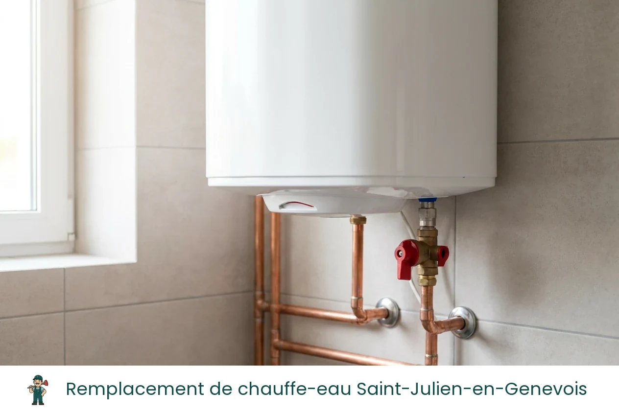 Remplacement de chauffe-eau à Saint-Julien-en-Genevois