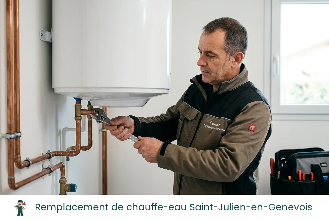 Remplacement de chauffe-eau à Saint-Julien-en-Genevois