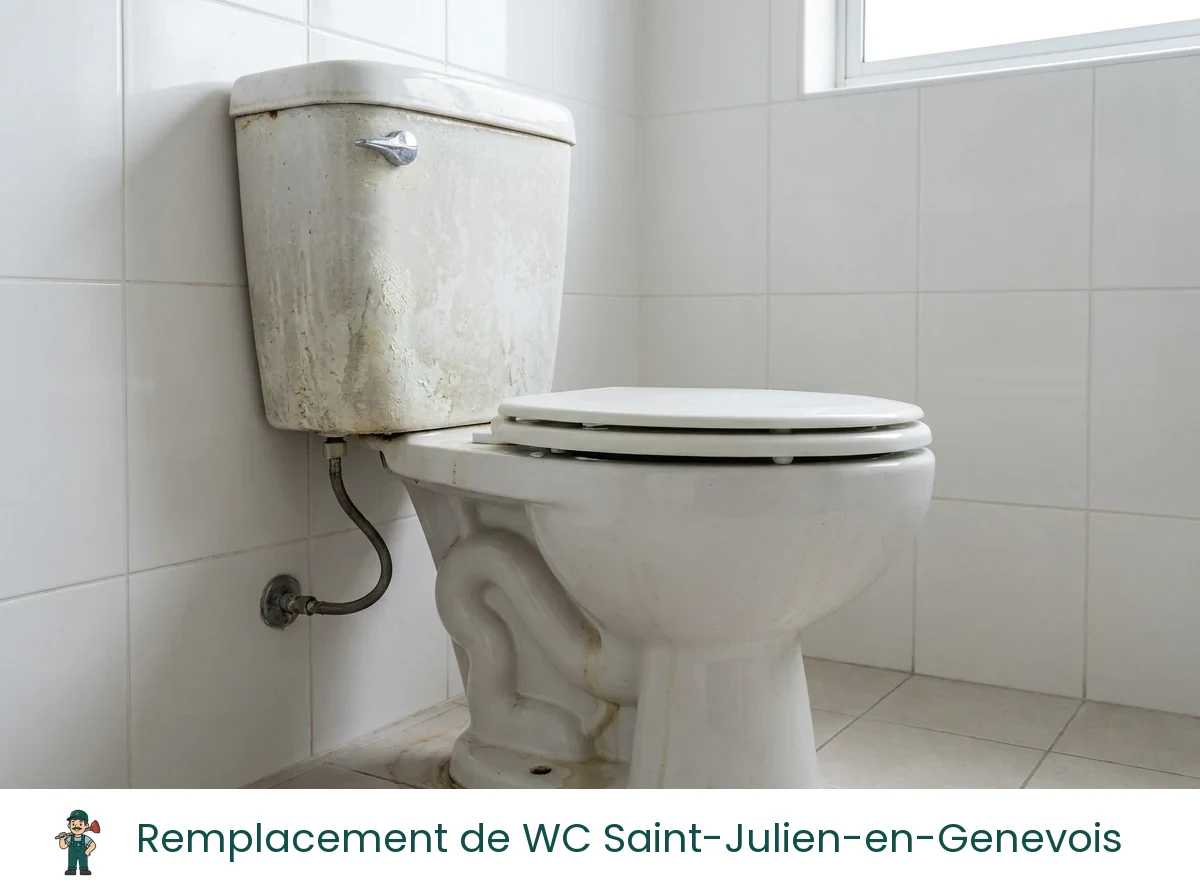 Remplacement de WC à Saint-Julien-en-Genevois
