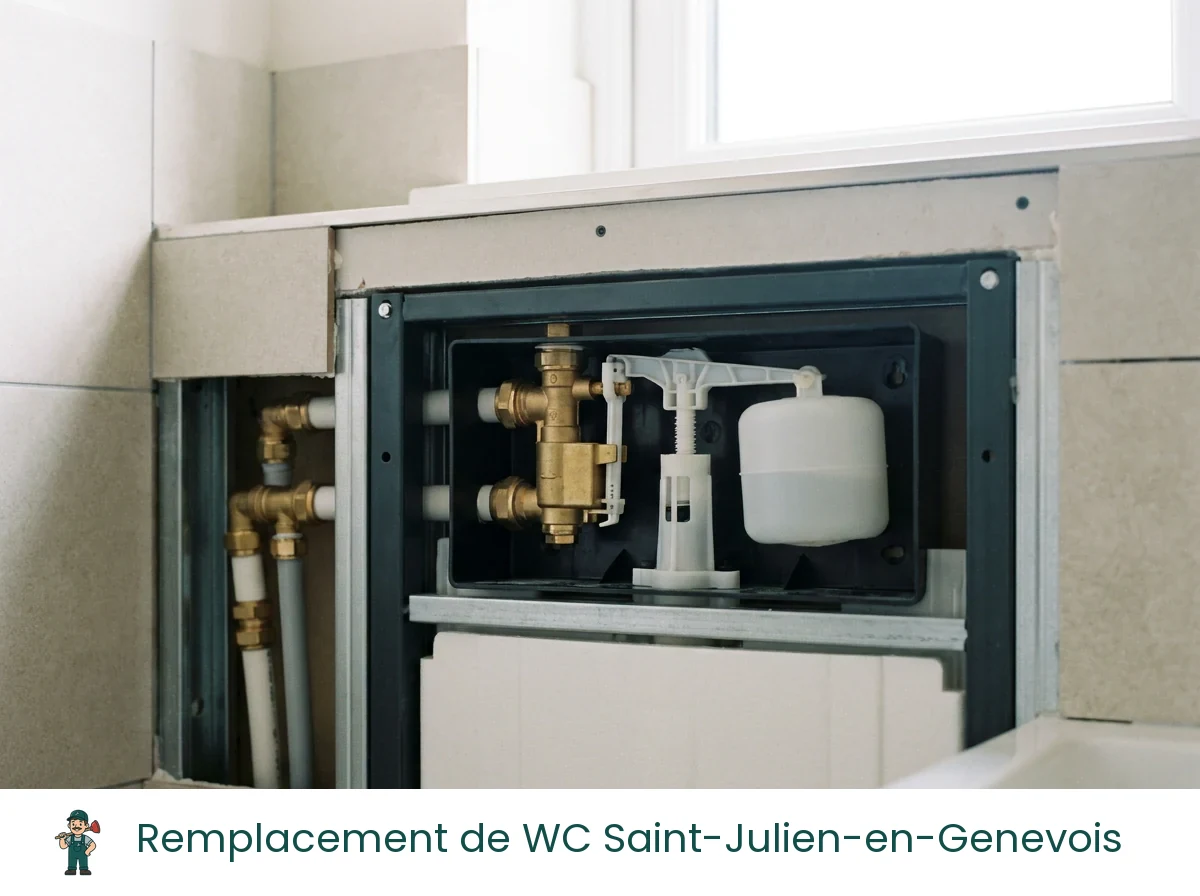 Remplacement de WC à Saint-Julien-en-Genevois