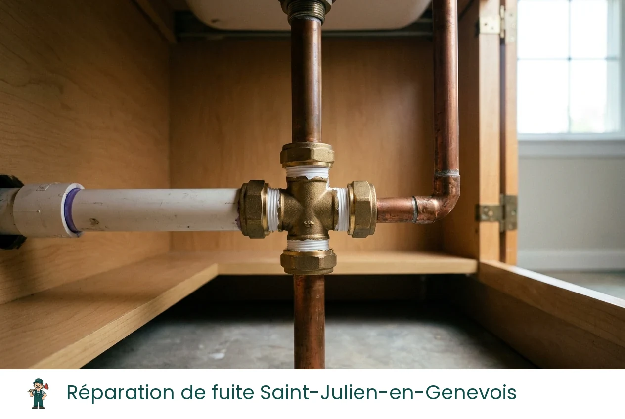 Réparation de fuite à Saint-Julien-en-Genevois
