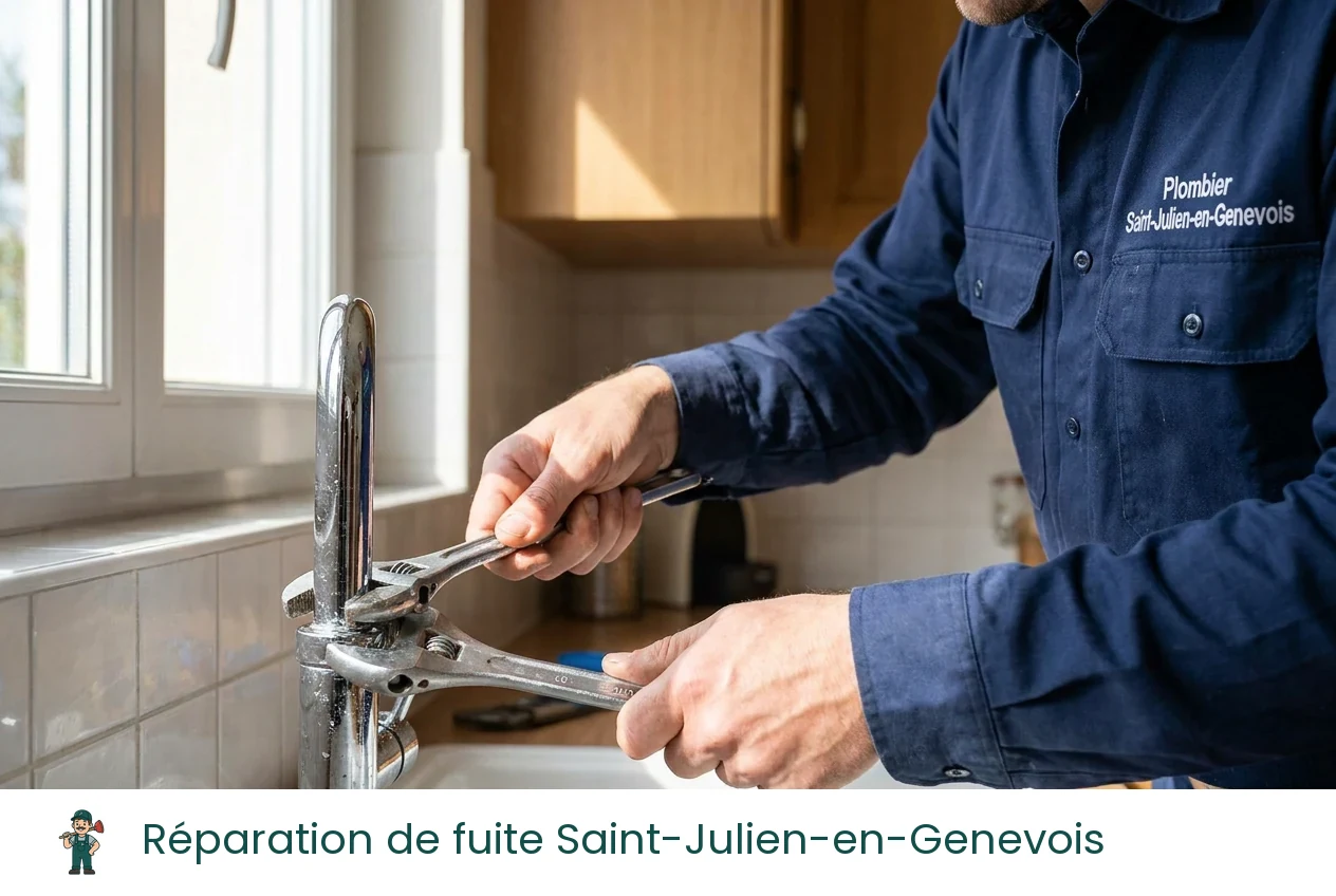 Réparation de fuite à Saint-Julien-en-Genevois